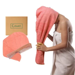 Cotton Hair Towel Wrap for Women