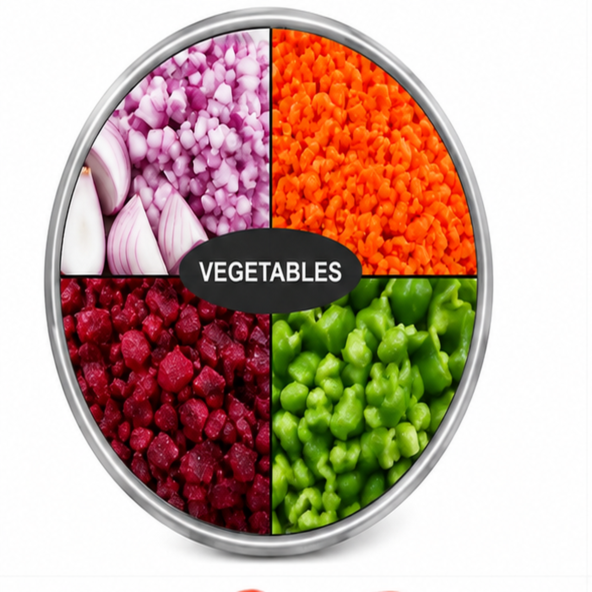 Manual Vegetable Chopper - Compact Kitchen Tool