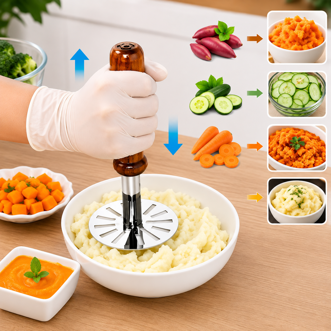 Kitchen Tools Combo Sets Potato Masher
