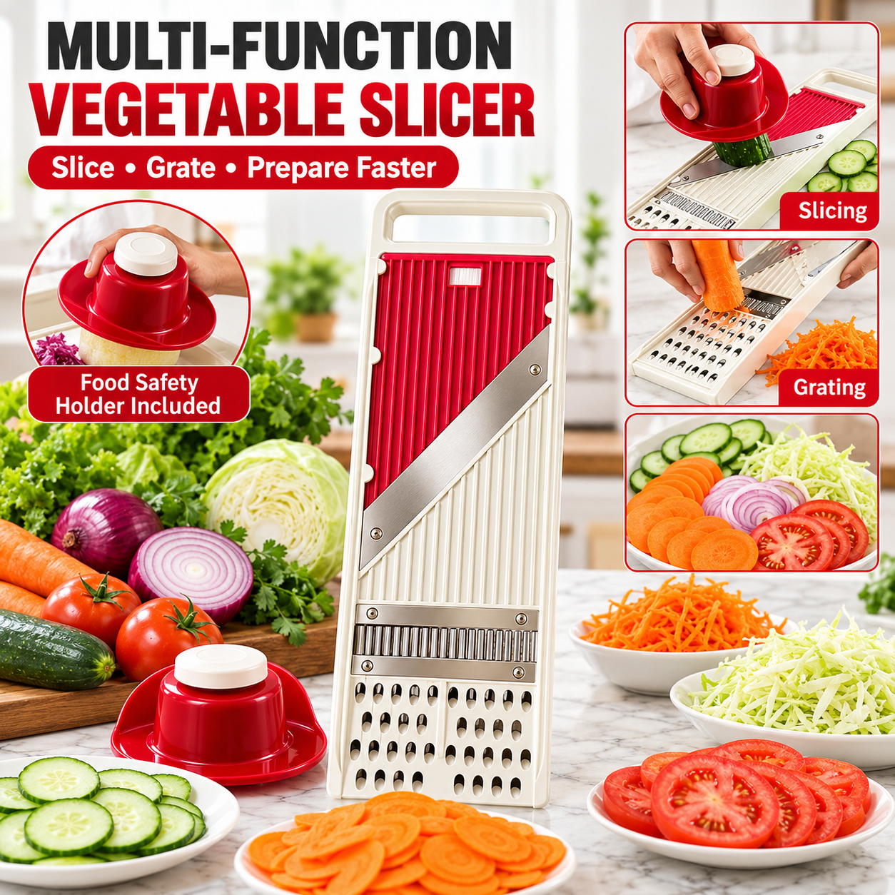 Multifunctional Vegetable Slicer